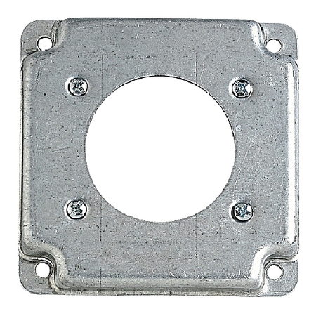 ABB Electrical Box Cover, Square, Steel RS 13